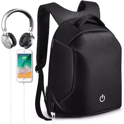 Waterproof Anti Theft Travel Backpack With Usb Charging Port For School