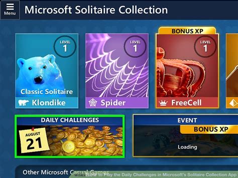 How To Play The Daily Challenges In Microsofts Solitaire Collection App