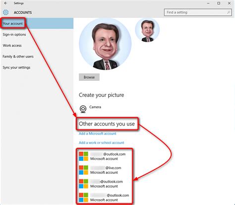 Enter the password for the administrator account if prompted. How to remove Microsoft Account from the Hidden ...