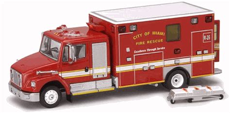 Code 3 Collectables City Of Miami Fire Rescue R 26 Freightliner Fl60