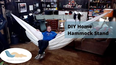 Diy Camping Gear Indoor Hammock Stand And Hammock Made From