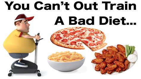 You Cant Out Train A Bad Diet Youtube