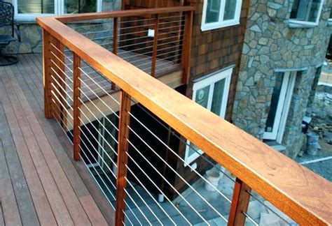 Wood Railing For Deck Horizontal Deck Railing Deck Railing Ideas