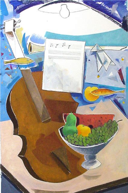 Volin With Music Oil Painting By Jose Luis Lazaro Ferre