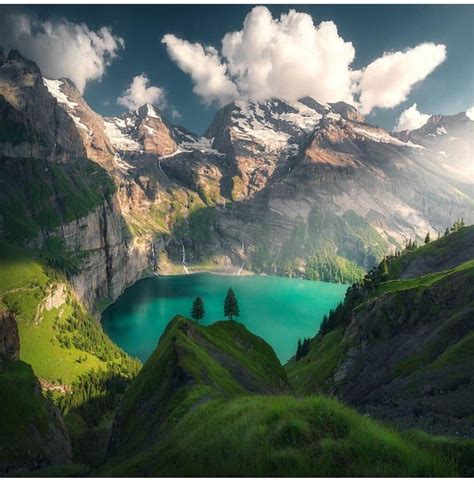 Switzerland Vackra Platser Landskap Vackra Bilder