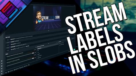 Getting Stream Labels On Streamlabs Obs Youtube