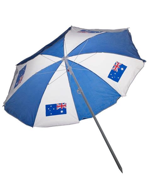 Aussie Day Beach Umbrella Australia Day Umbrella With Aussie Flag