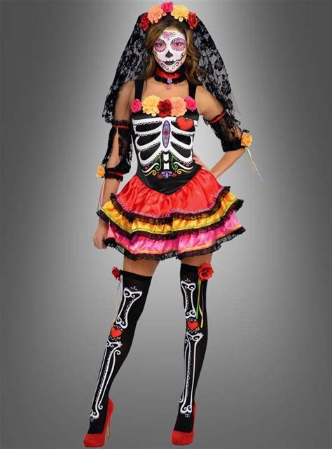 Dia De Los Muertos Kostüm Tag Der Toten Halloween Outfits Scary Halloween Costumes Cool