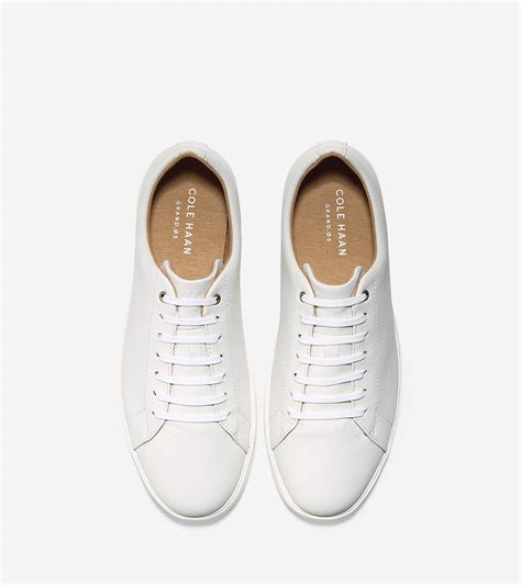 Mens Grand Crosscourt Sneakers In White Cole Haan