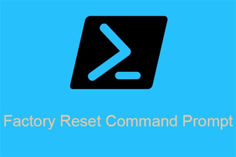 The reset command is available in windows 10, windows 8, windows 7, windows vista, and windows xp. Factory Reset Any Windows 10 Computer Using Command Prompt