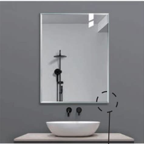 Rectangle Bevel Edge Mirror 1200x900mm Joshua Tiles