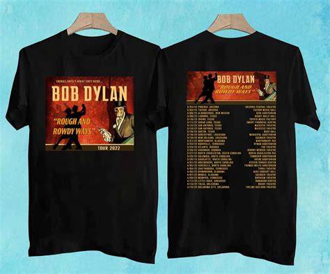 Bob Dylan Rough And Rowdy Ways Tour 2022 T Shirt