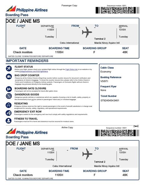 Editable Plane Ticket Templates Word PDF TemplateArchive In