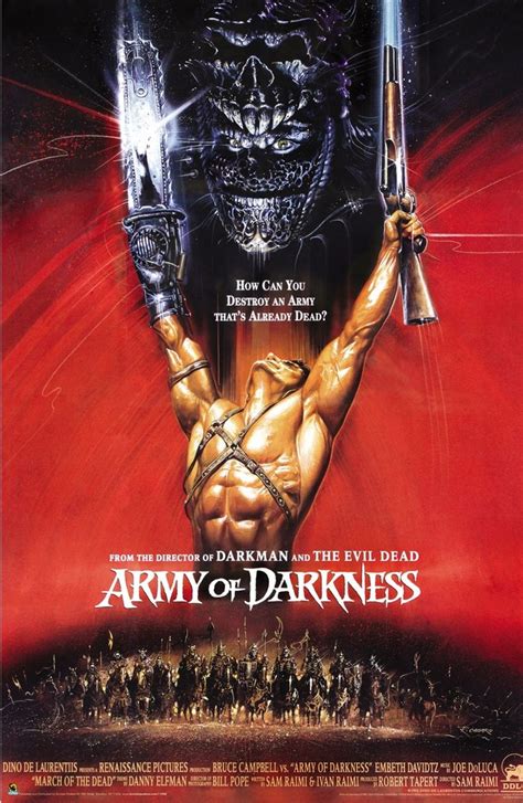 Evil Dead 3 Army Of Darkness 1992 Classic Movie Posters Movie