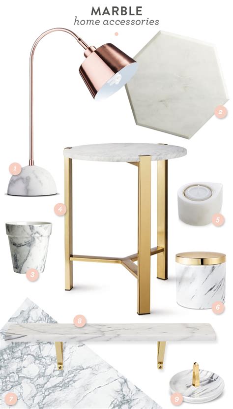 Trend Marble Home Accessories Sarah Hearts