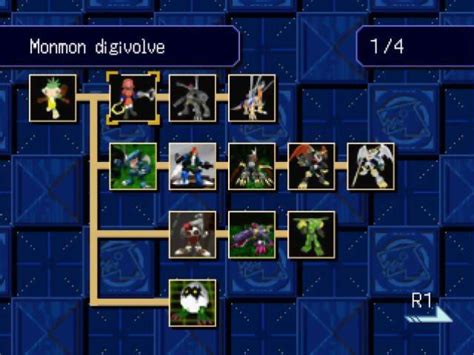 Digimon World 1 Digivolution Chart Animenow