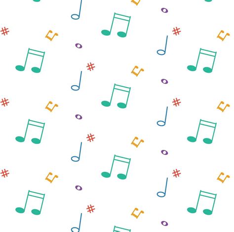 Pattern With Music Notes 701167 Vector Art At Vecteezy