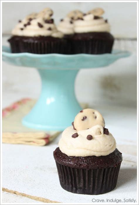 Triple Cookie Dough Cupcakes By Craveindulgesatisfy