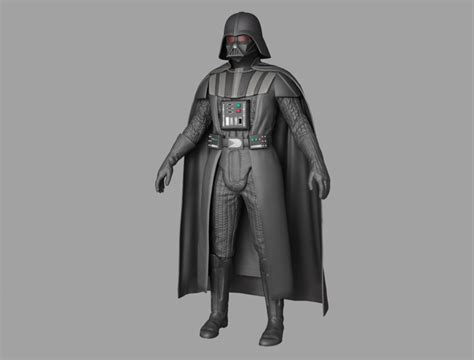 Darth Vader 3d Model Rigged Cgtrader