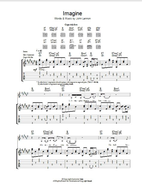 Maybe you would like to learn more about one of these? Imagine Sheet Music | Eva Cassidy | Guitar Tab