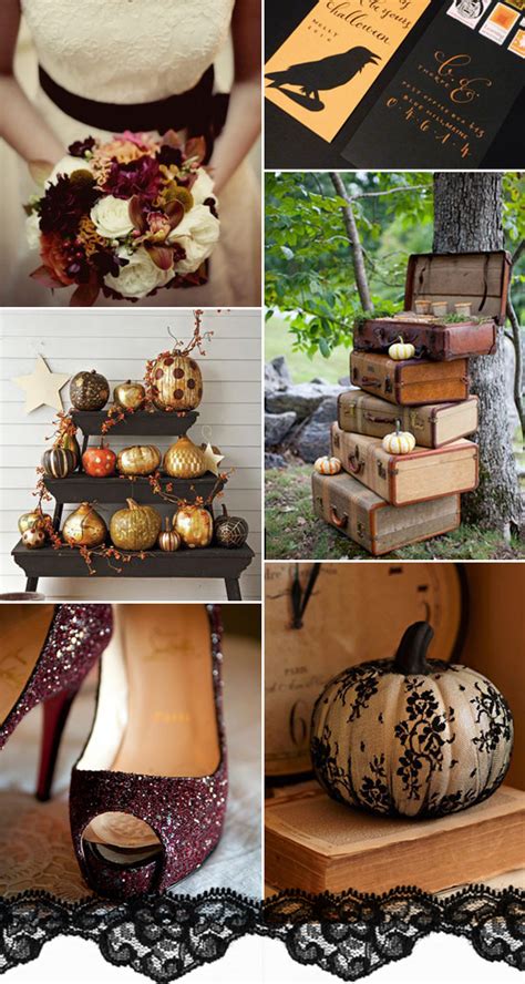 Halloween Wedding Ideas Halloween Wedding Inspiration Autumn