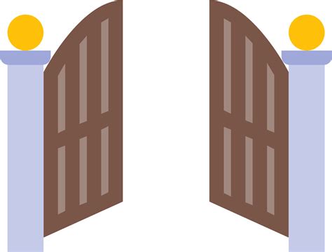 Open Wooden Gate Clipart Gates Open From The Inside Clipart Clip