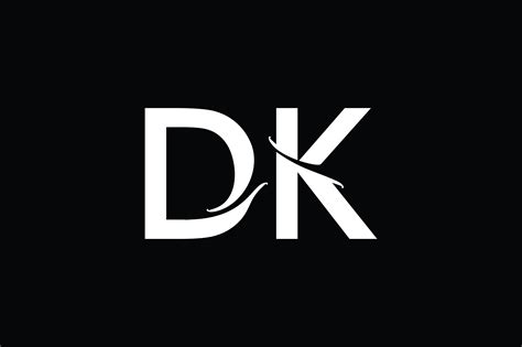Dk Monogram Logo Design By Vectorseller Logo