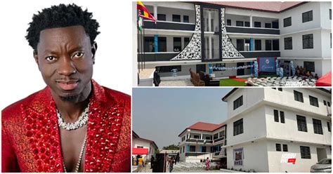 popular ghanaian american comedian michael blackson commissions ultramodern school in ghana