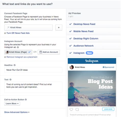 Facebook fan pages help you to brand, socialize and send messages to all of your blog or website fans. How to Create Instagram Ads Using Facebook Ads Manager ...