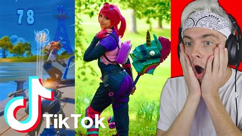 Reacting To Fortnite Tik Toks And Trying Not To Laugh Very Funny