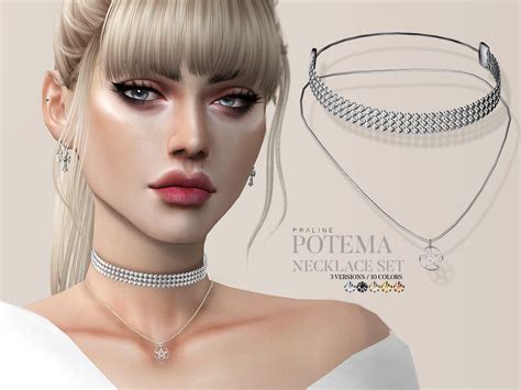 The Sims Resource Potema Necklace Set
