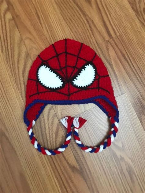 Spiderman Hat~ Crochet Spider Man Hat~ Spider Man Hat~ Spiderman