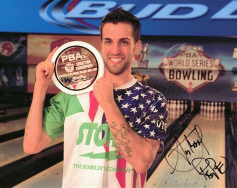 Anthony Pepe Pba Bowler Bowling Signed Autographed Glossy 8 X 10 Photo Ebay