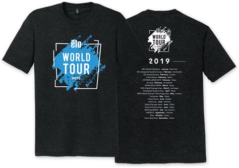 New 2019 Elo World Tour Shirt Released
