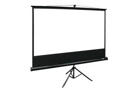 6x4 White Projector Screen Tripod Stand Highview For Office Screen