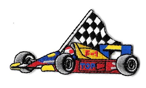 Racing Race Car Sports Embroidered Iron On Patch A Sport Cars