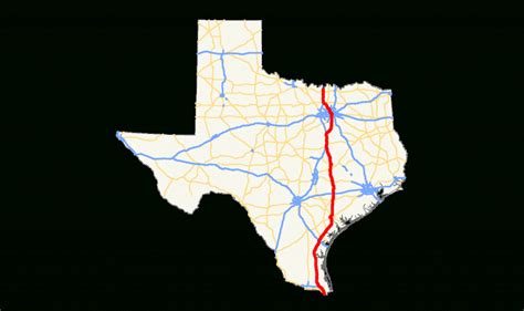 Us Route 77 In Texas Wikipedia Texas Interstate Map Free