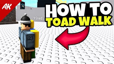 How To Toad Walk In Roblox Youtube