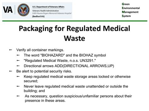 Biohazard Warning Labels Must Be Prominently Displayed On - PPT - Regulated Medical Waste Management Training PowerPoint