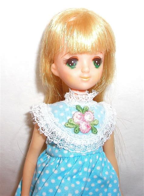 Vintage Takara Licca Friend Doll Lina Chan Doll Anime Painted Eyes