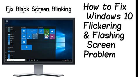 How To Fix Windows 10 Screen Flashing And Flickering Problem Youtube