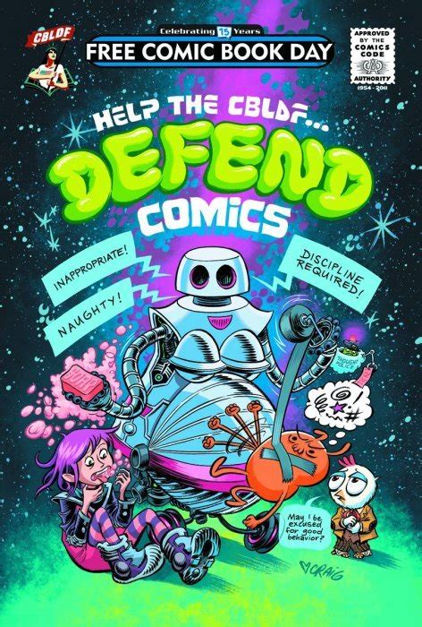 Cbldf Defend Comics 2015 Comic Book Legal Defense Fund Comic Book