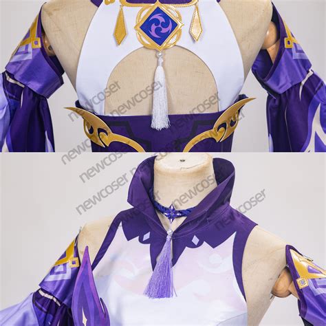 Genshin Impact Keqing Cosplay Costume Adult Deluxe Game Etsy