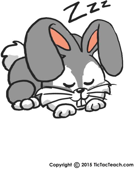 Download Sleeping Bunnies Cartoon Png Image With No Background