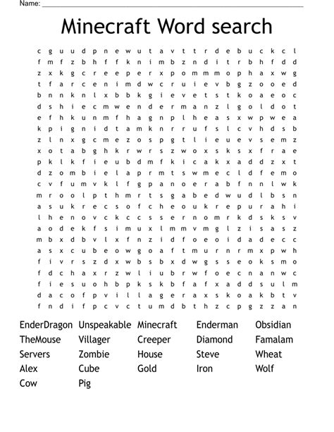 Minecraft Faces Printable Printable Word Searches Porn Sex Picture