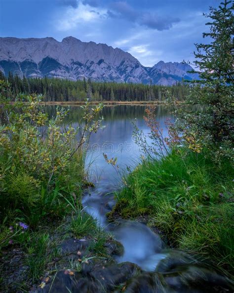 Kananaskis Sunset Canadian Rockies Stock Image Image Of Travel