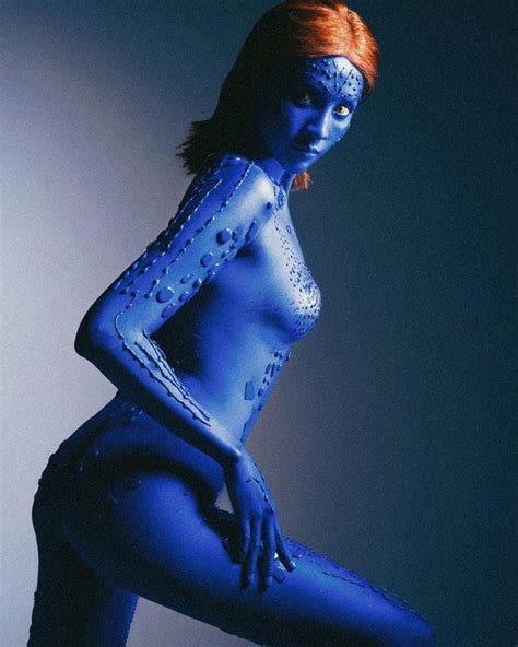 Anya Geraldine Becomes Mystique Here Are Photos That Cause A Stir