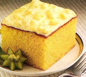 Moist yellow cake layers with a luscious pineapple · precious pineapple cake | this wonderful cake starts with a cake mix to which you add it is very moist, even better the second day. #allrecipes #cakerecipes #bakingrecipes #dessertrecipes #cakes. Deluxe Pineapple Cake