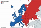 Western Europe Vs Eastern Europe Map – Get Map Update
