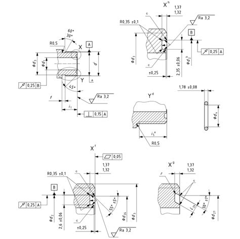 Sae J1453 O Ring Face Seal Groove Size Chart Knowledge Yuyao